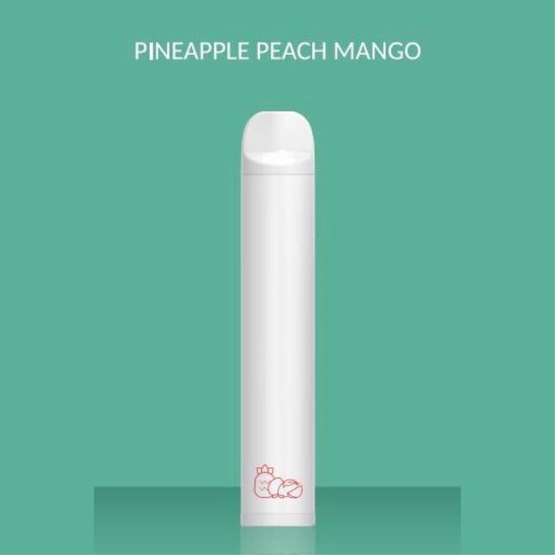 Draw activated 3 In 1 Disposable Vape Mini shape Pineapple Peach Mango Flavor